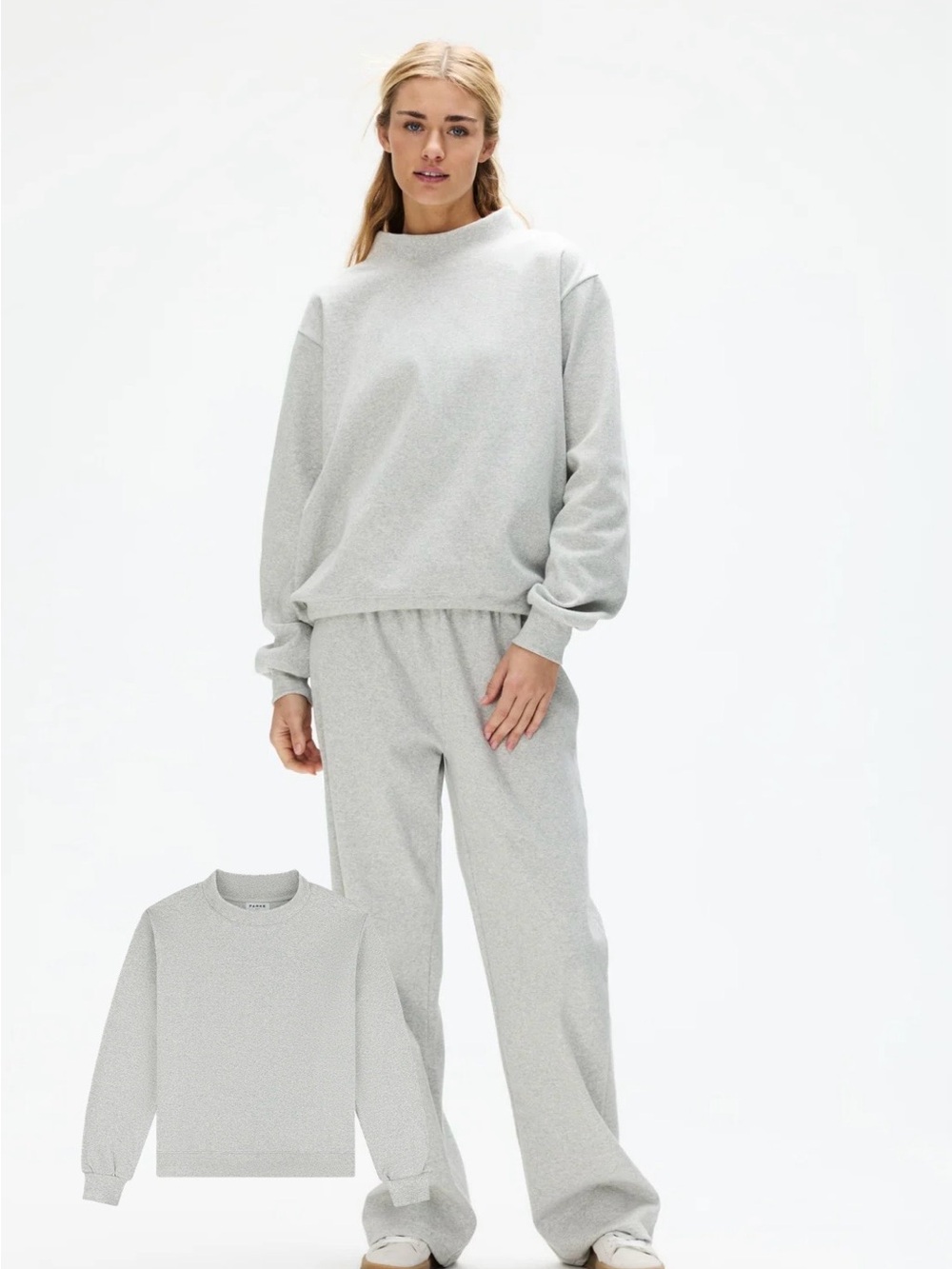 NWT Parke Ribbed Mockneck Sweater L/XL